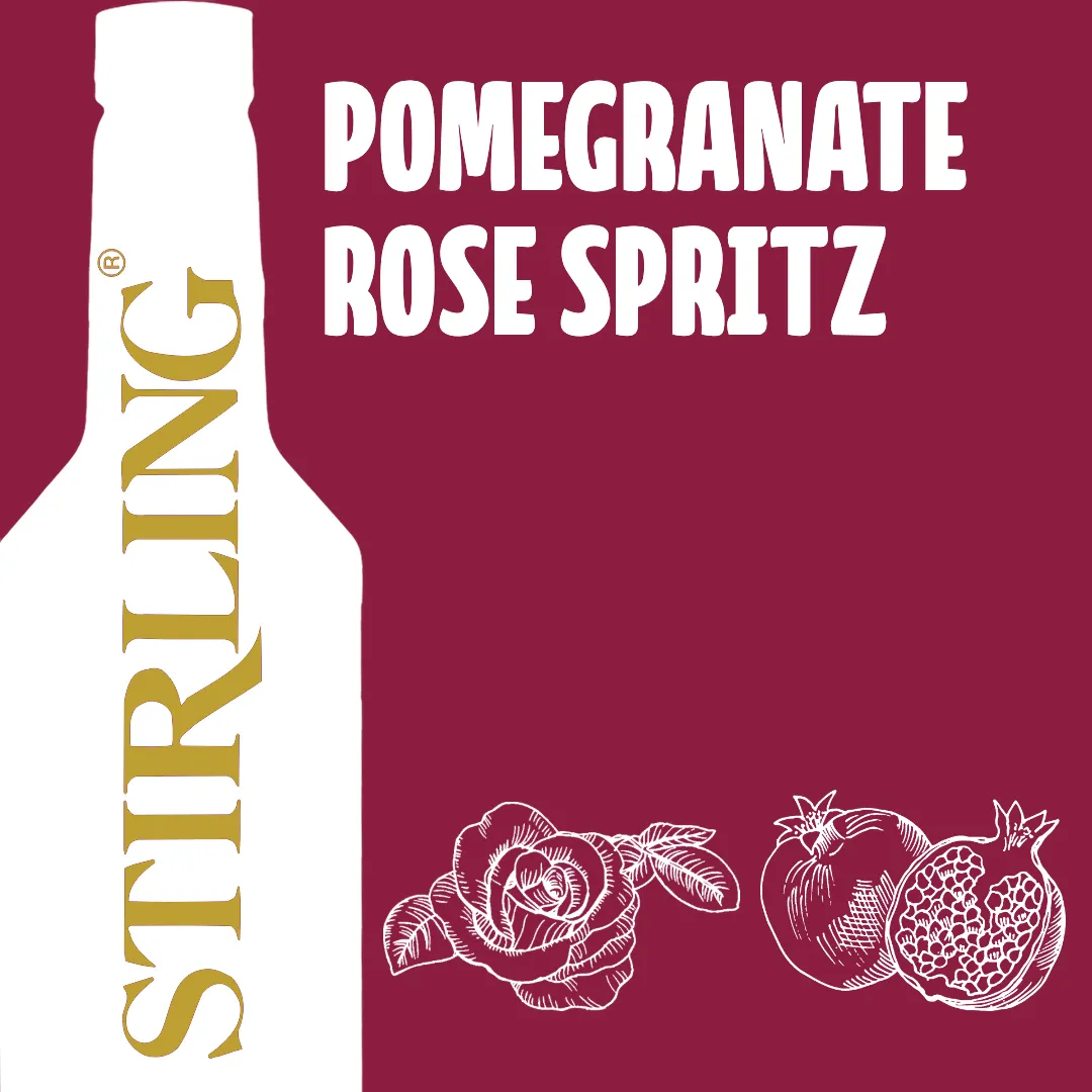 Pomegranate Rose Spritz